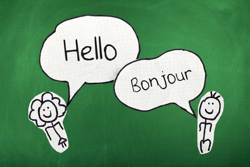 Inglés y francés. 2 por 1.